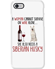 She Also Needs - Siberian Husky Phone Case tile