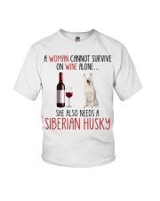 She Also Needs - Siberian Husky Youth T-Shirt tile