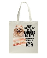 Father Day - Pomeranian Tote Bag tile