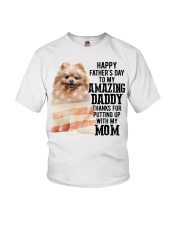 Father Day - Pomeranian Youth T-Shirt tile