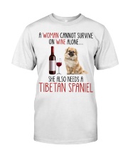 She Also Needs - Tibetan Spaniel Classic T-Shirt front
