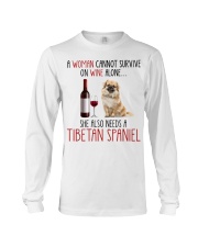 She Also Needs - Tibetan Spaniel Long Sleeve Tee tile