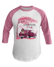 Pink Autumn - Cavalier King Charles Spaniel 2 Baseball Tee tile