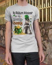 Lucky Charm - GREY Miniature Schnauzer Classic T-Shirt apparel-classic-tshirt-lifestyle-21