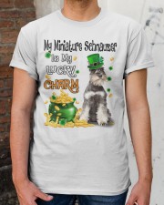 Lucky Charm - GREY Miniature Schnauzer Classic T-Shirt apparel-classic-tshirt-lifestyle-30