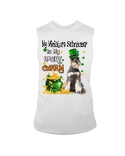 Lucky Charm - GREY Miniature Schnauzer Sleeveless Tee tile