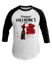 Gnome Hat - BLACK Miniature Pinscher Baseball Tee tile