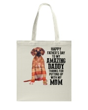 Father Day - Rhodesian Ridgeback Tote Bag tile