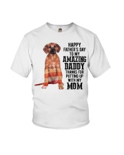 Father Day - Rhodesian Ridgeback Youth T-Shirt tile