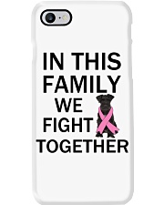 Fight Together - BLACK Miniature Schnauzer Phone Case tile