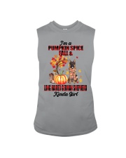 Pumpkin Girl - Long Haired German Shepherd Sleeveless Tee tile