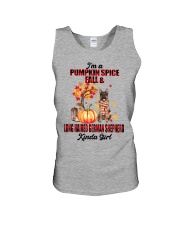 Pumpkin Girl - Long Haired German Shepherd Unisex Tank tile