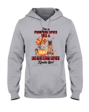 Pumpkin Girl - Long Haired German Shepherd Hooded Sweatshirt tile