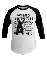 Sometimes - French Bulldog Baseball Tee tile