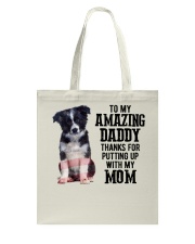 Amazing Daddy - Border Collie Tote Bag tile