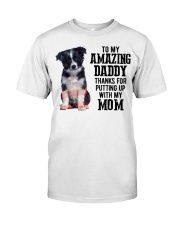 Amazing Daddy - Border Collie Classic T-Shirt tile