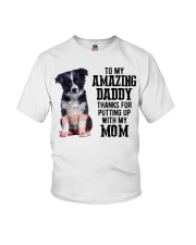 Amazing Daddy - Border Collie Youth T-Shirt tile