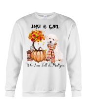 Fall And - Maltipoo 1 Crewneck Sweatshirt tile