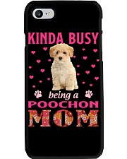 Kinda Busy - Poochon Phone Case tile