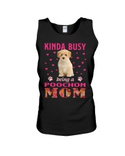 Kinda Busy - Poochon Unisex Tank tile