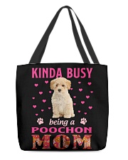 Kinda Busy - Poochon All-Over Tote tile