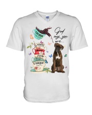 Chosen - BRINDLE Boxer V-Neck T-Shirt tile