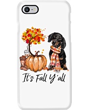 It is Fall - dachshund 4 Phone Case tile
