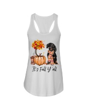 It is Fall - dachshund 4 Ladies Flowy Tank tile