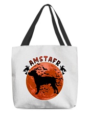 Blood Moon - American Staffordshire Terrier All-Over Tote tile