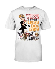 Crazy Dog Lady Premium Fit Mens Tee tile