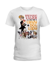 Crazy Dog Lady Ladies T-Shirt tile