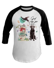 Chosen - SILVER Labrador Baseball Tee tile