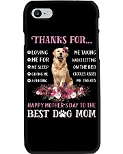 Thanks Mom - Golden Retriever 2 Phone Case tile