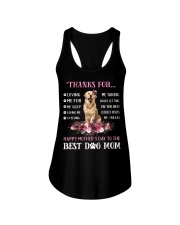 Thanks Mom - Golden Retriever 2 Ladies Flowy Tank tile