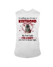 Dog Baby - GREY Keeshond Sleeveless Tee tile