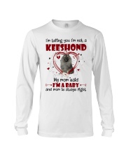 Dog Baby - GREY Keeshond Long Sleeve Tee tile