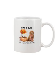 Girl Love Fall And - Goldendoodle 1 Mug tile