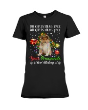 Ornament - Rough Collie 2 Premium Fit Ladies Tee tile
