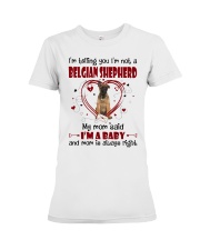 Dog Baby - Belgian Shepherd Premium Fit Ladies Tee tile