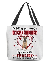 Dog Baby - Belgian Shepherd All-Over Tote tile