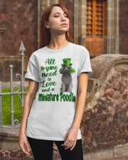 Lucky Need - SILVER Miniature Poodle Classic T-Shirt apparel-classic-tshirt-lifestyle-06