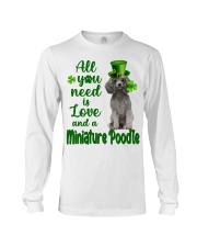 Lucky Need - SILVER Miniature Poodle Long Sleeve Tee tile