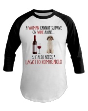 She Also Needs - Lagotto Romagnolo Baseball Tee tile
