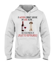 She Also Needs - Lagotto Romagnolo Hooded Sweatshirt tile