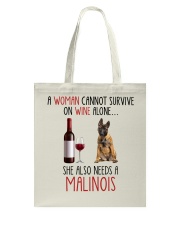 She Also Needs - Malinois Tote Bag tile