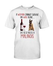 She Also Needs - Malinois Classic T-Shirt front