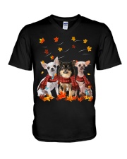 Hot Chocolate - Three Dogs V-Neck T-Shirt tile