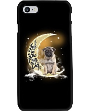 Moon n Back - Pug 1 Phone Case tile