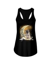 Moon n Back - Pug 1 Ladies Flowy Tank tile