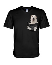 Pocket - Great Pyrenees 186 V-Neck T-Shirt tile